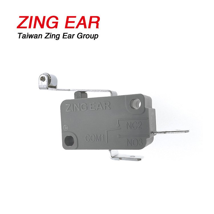 G5T16-D1P200A06 Zing Ear 25T125 Quick Connect SPST NO Long Roller Lever Mico Switch