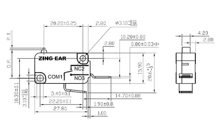 SPST NO Basic Micro Swith