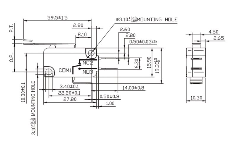 Long Micro Switch