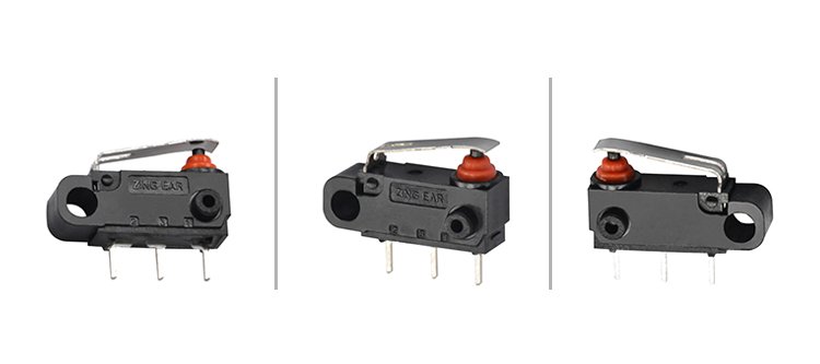 G303-130P01A7 Straight PCB Terminal 3 Position SPDT Silent Latching Lever Microswitch