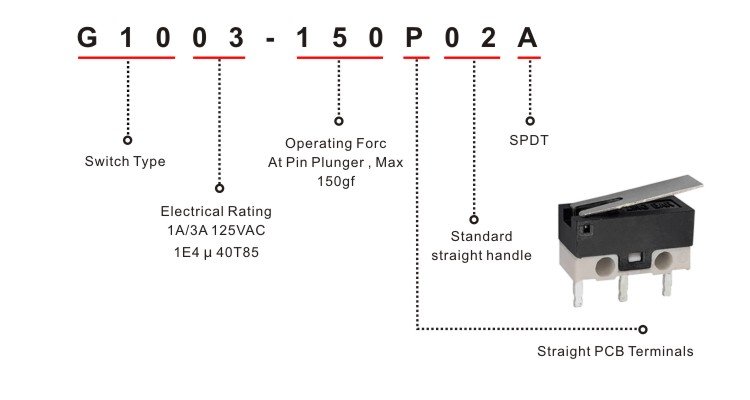 C NC NO Micro Switch