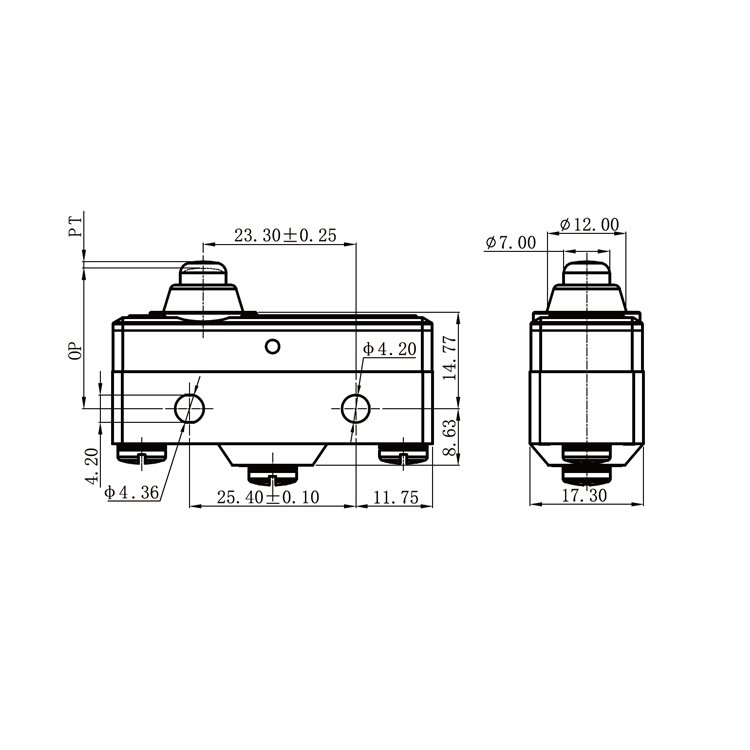 G1216 1RD1AB Normally Closed Normally Open Micro Limit Switch 4