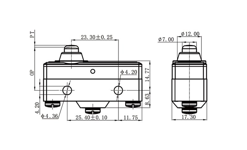 G1216-1RD1AB Normally Closed Normally Open Micro Limit Switch (8) Micro Limit Switch