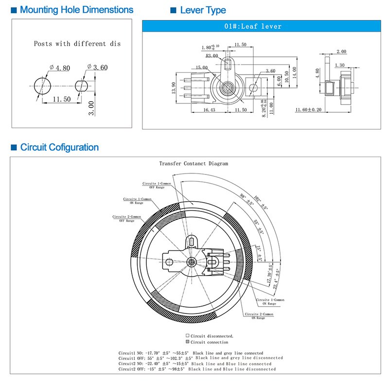 Position Rotary Switch