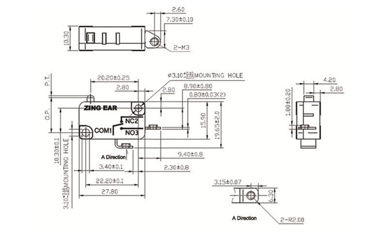 G5T16-T2P200 switch Arcade Microswitch