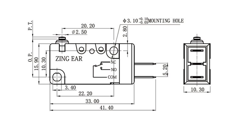 micro Waterproof switch