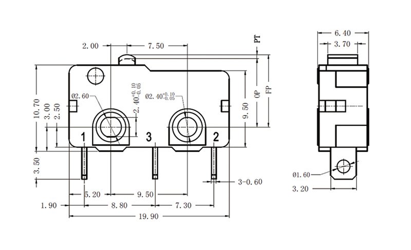 plunger micro switch