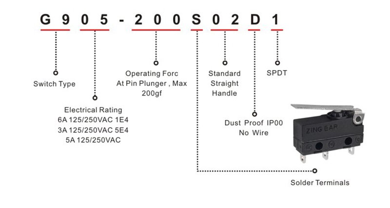 SPDT Micro Switch