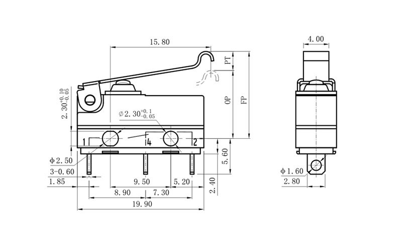 micro switch 3pin