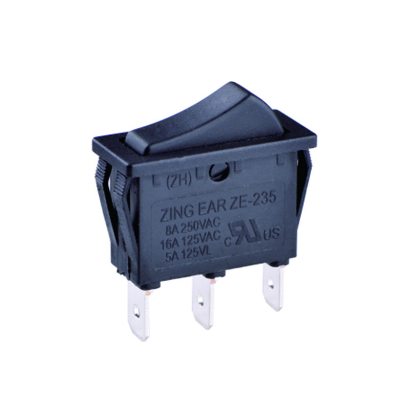 ZE-235-2A 3 Way Rocker Switch (1) LED Rocker Switches