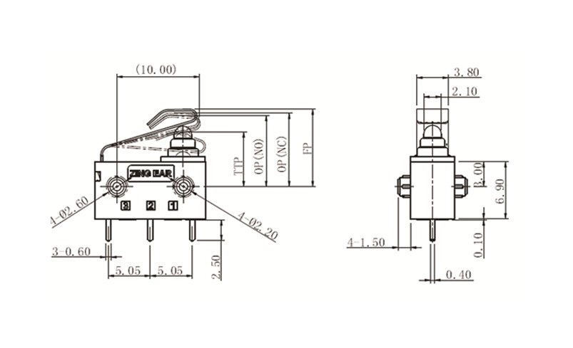 hermetically sealed micro switch