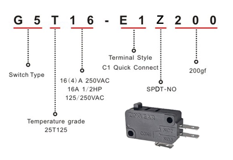 Airsoft micro switch