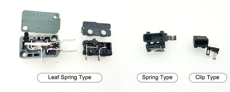 switch type What are microswitch with audible click