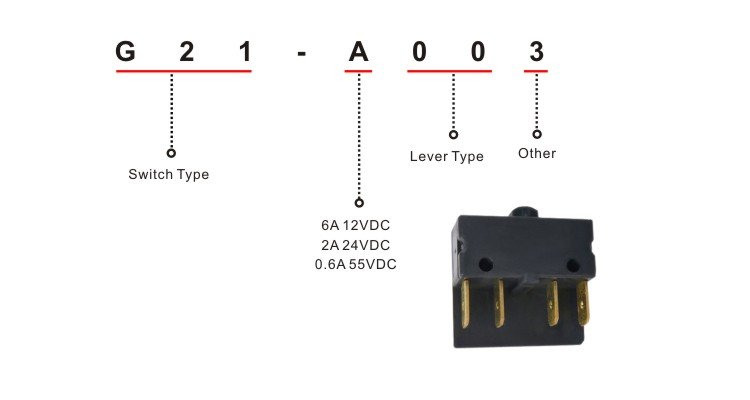 DPDT Microswitch