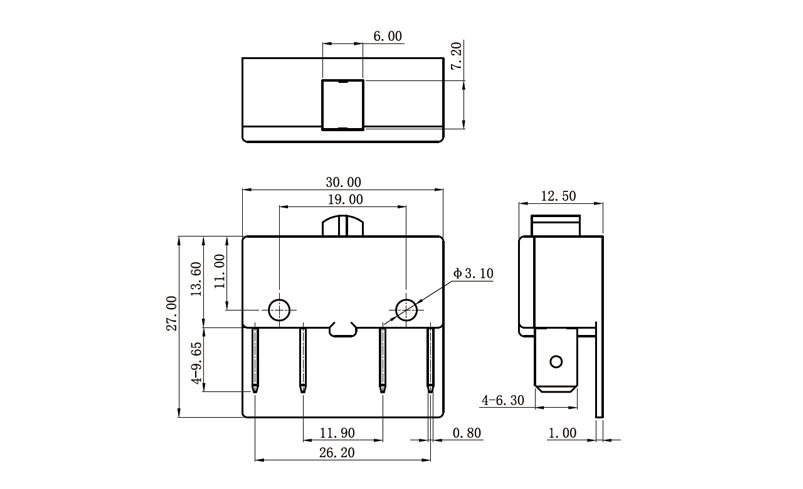 DPDT Microswitch