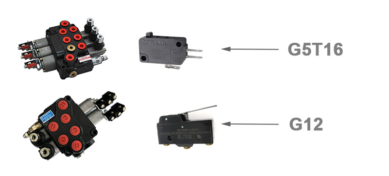 micro switch on the forklift valve