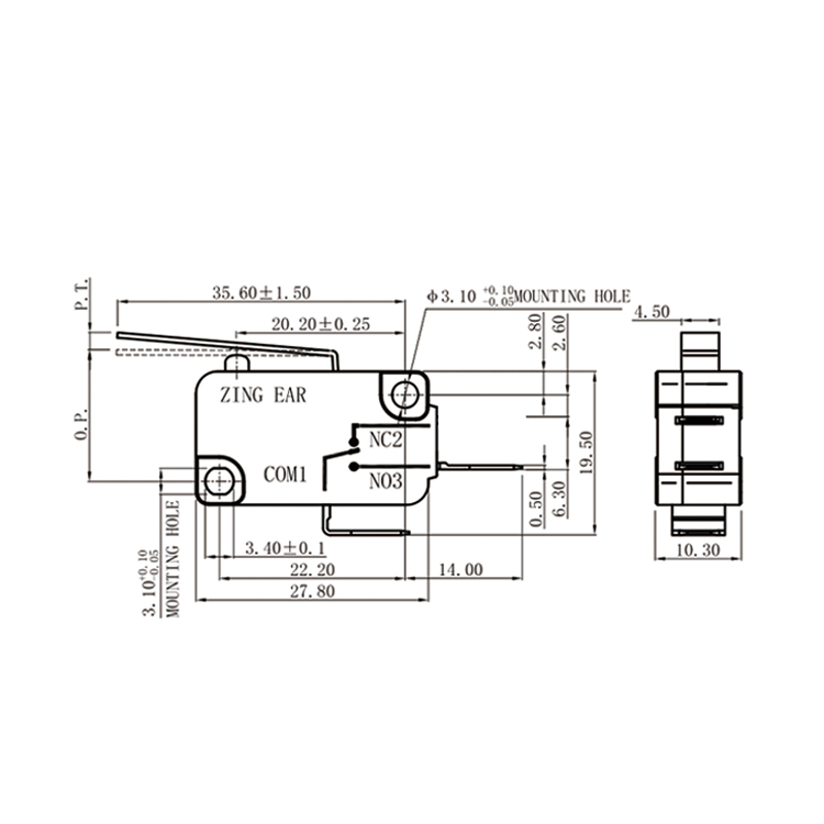 Limit Switch Snap Action Microswitch NO 16A 110V 220V 3