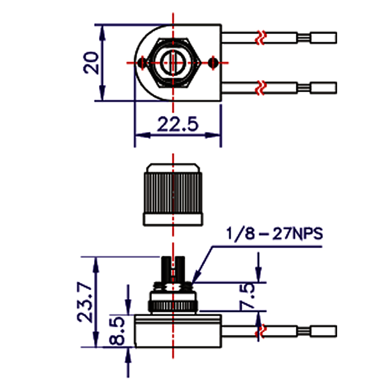 Rotary Lamp Switch Single Pole ON OFF 3 Amp 6Amp 4