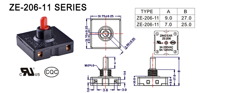 rotary selector switch drawing