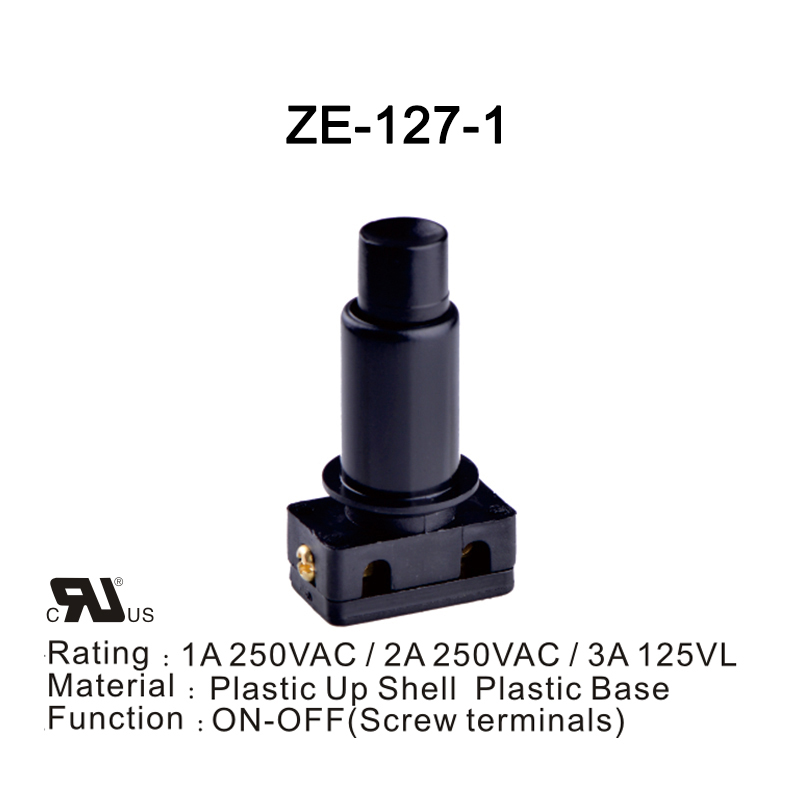 Push Button Power Switch ON-OFF Screw Terminal 1A 2A 3A (3)