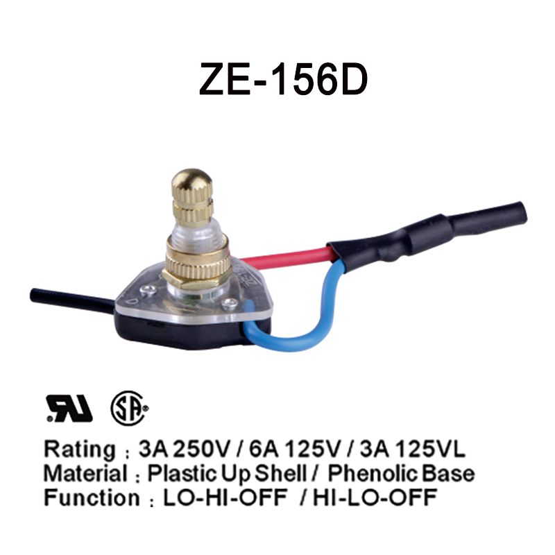 Rotary Light Switch 3 Position 3A 250V 6A 125VAC (1)