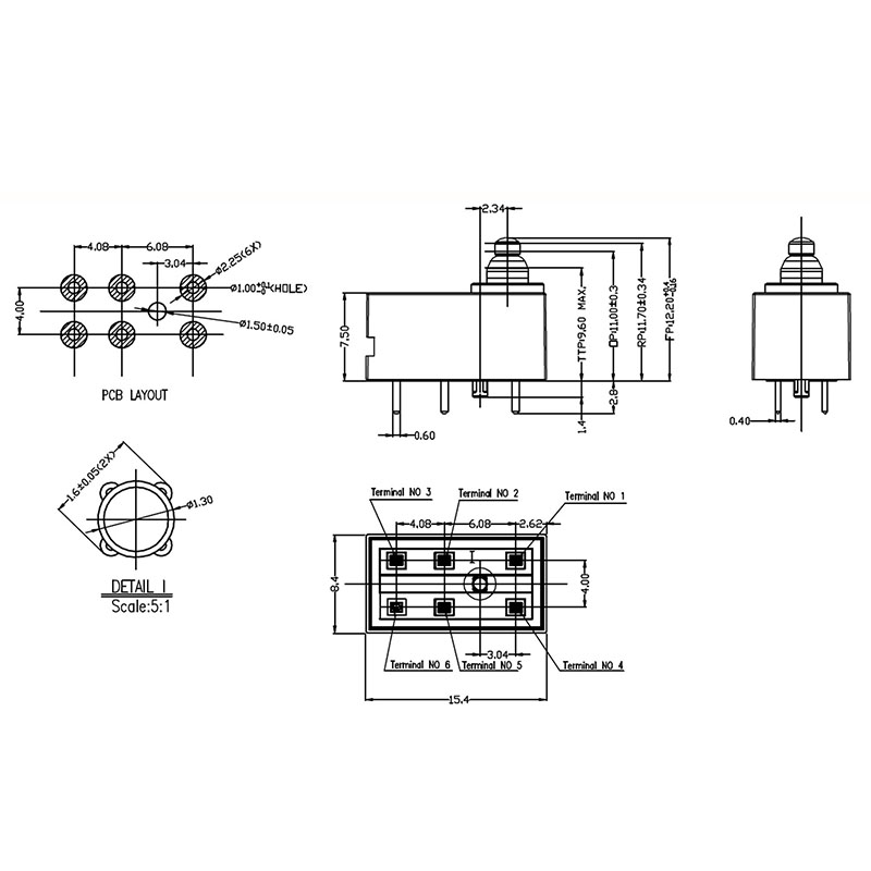 G307-150PA00 waterproof microswitch