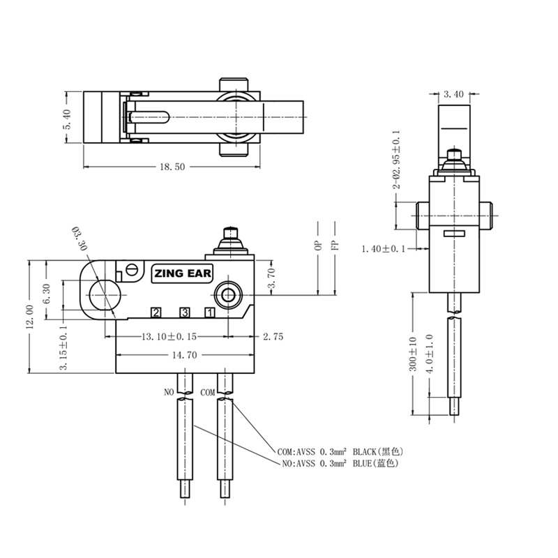 Momentary Micro Switch Normally Open For Wireless Smart Door Lock 1