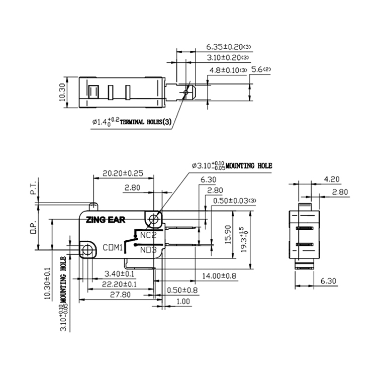 G5T16 E1Z200 613 joystick micro switch 7