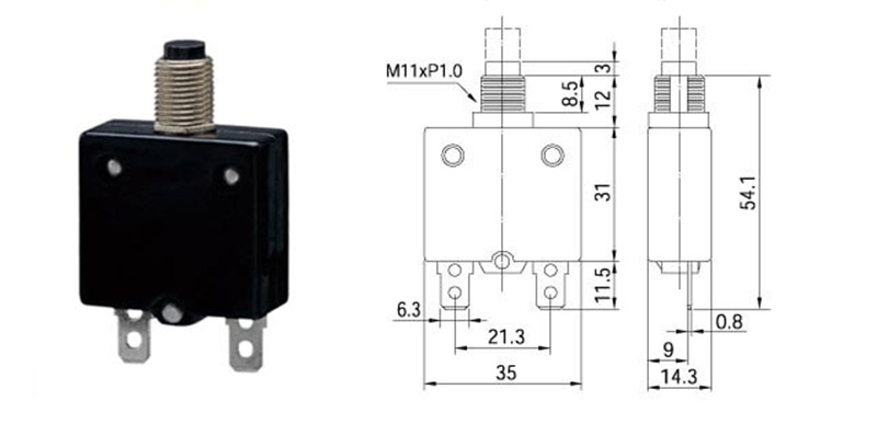 Tripped Circuit Breaker drawing