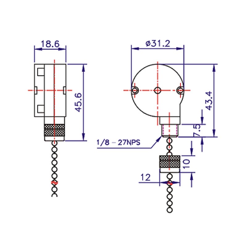 Zing Ear Ze 208s0 Ceiling Fan Pull