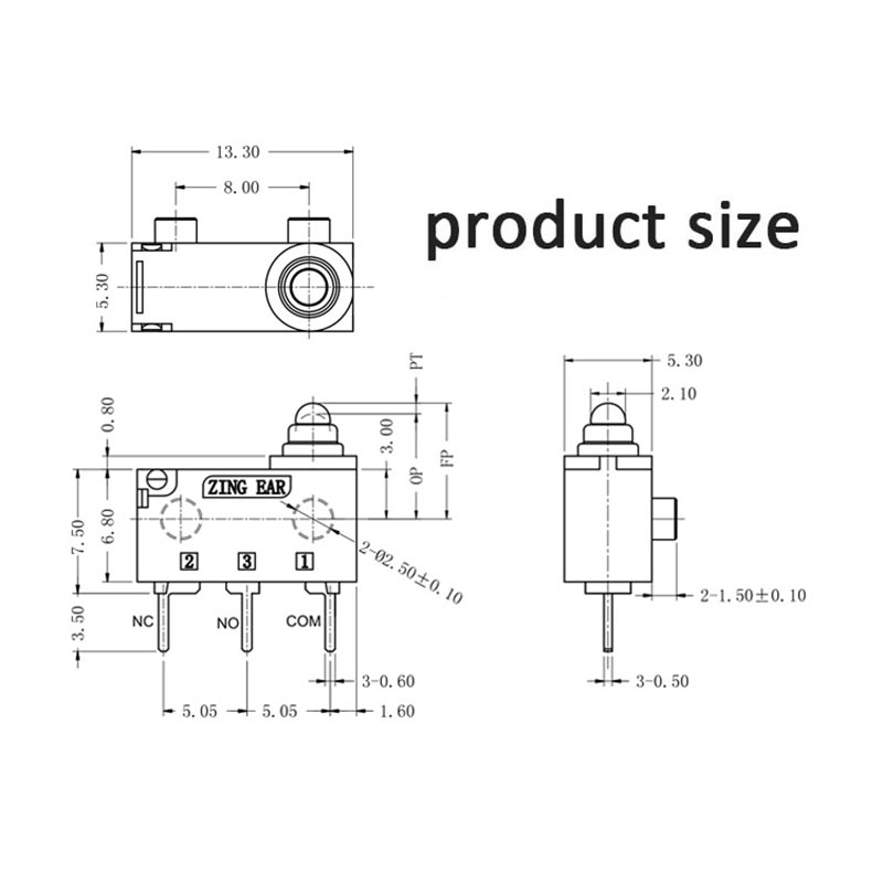 SPDT PCB Micro Switch