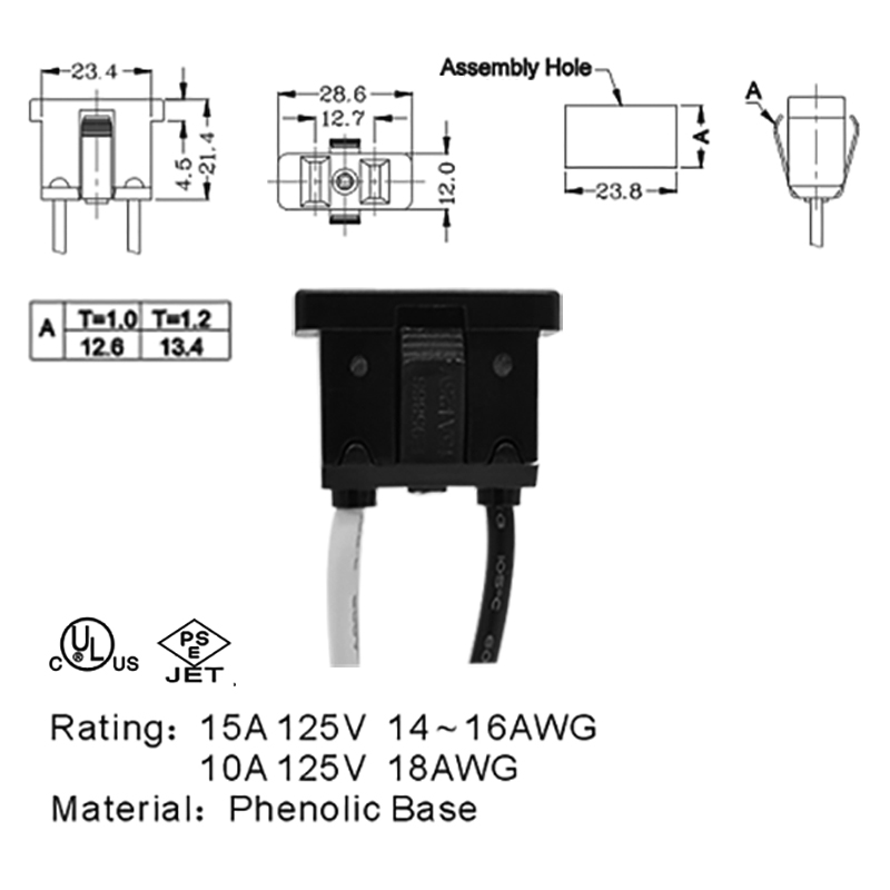 Female Receptacle Plug for Light Bulb Fixture 2