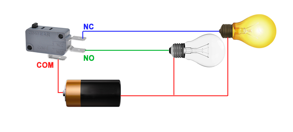 wire a micro switch in releasing situation