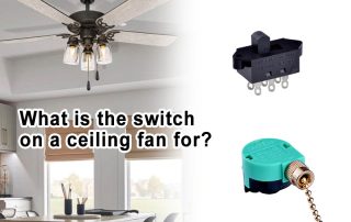 What is the switch on a ceiling fan for