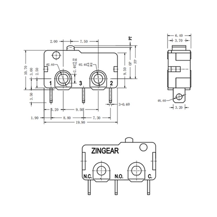 25T125 5E4 Snap Action Micro Switch 1