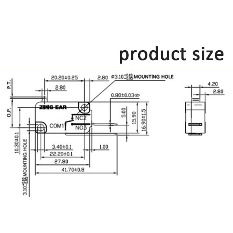 Door Micro Switch for Dishwasher Opening Locking 1