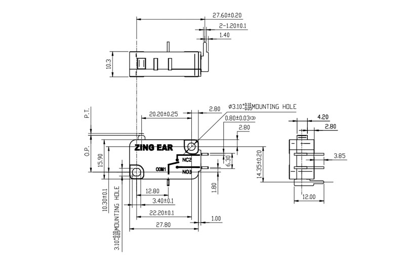 G5T22-L1Z200 Micro Switch 20A