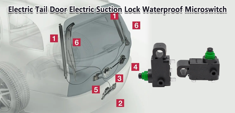 电动尾门电吸锁防水微动开关-1000X482 Waterproof Microswitch