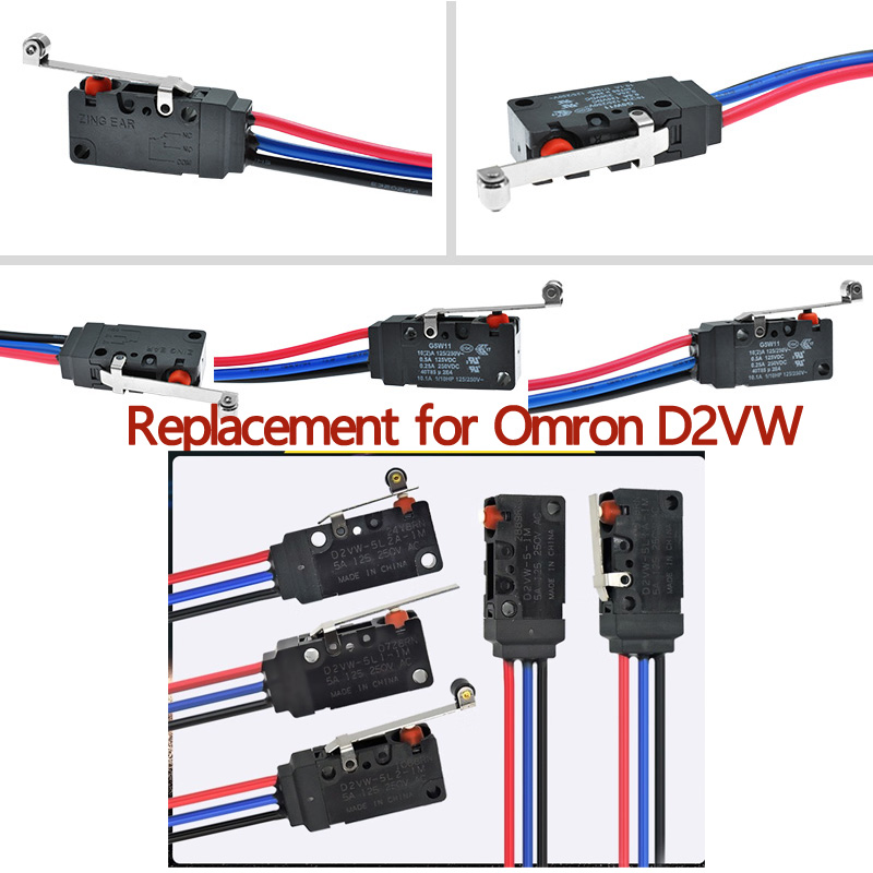 ZINGEAR G5W11 can serve as a reliable alternative to the Omron D2VW series. 3 Replacement for Omron D2VW